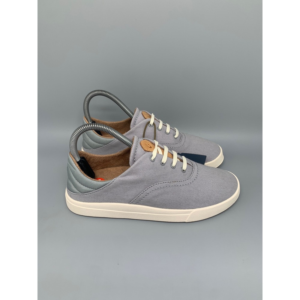 OluKai Kohu Fog Fade Gray Canvas Sneakers 20516-DWDW Women's Sz 7